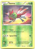 Yanma Reverse Holo Common XY Steam Siege 6/114 NM match