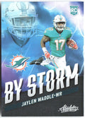 Jaylen Waddle Panini Absolute - By Storm BST-6 2021 Miami Dolphins