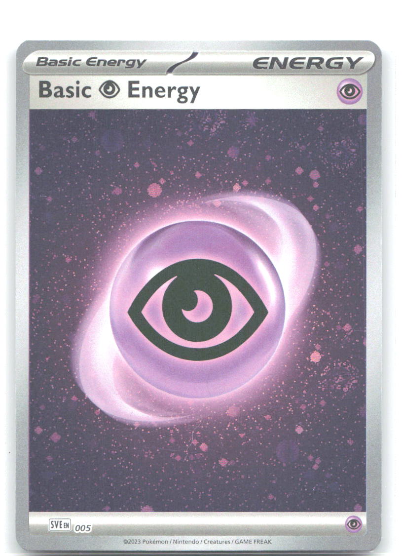 Basic Psychic Energy Cosmos Holo Common SVE: Scarlet & Violet Energies 005 NM