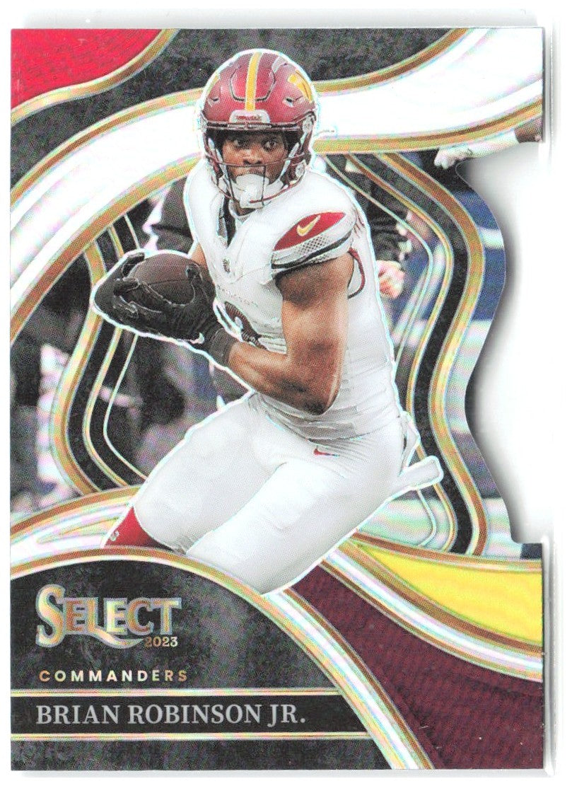 Brian Robinson Jr. Select - Red and Yellow Prizms Die Cuts 294 2023 Commanders