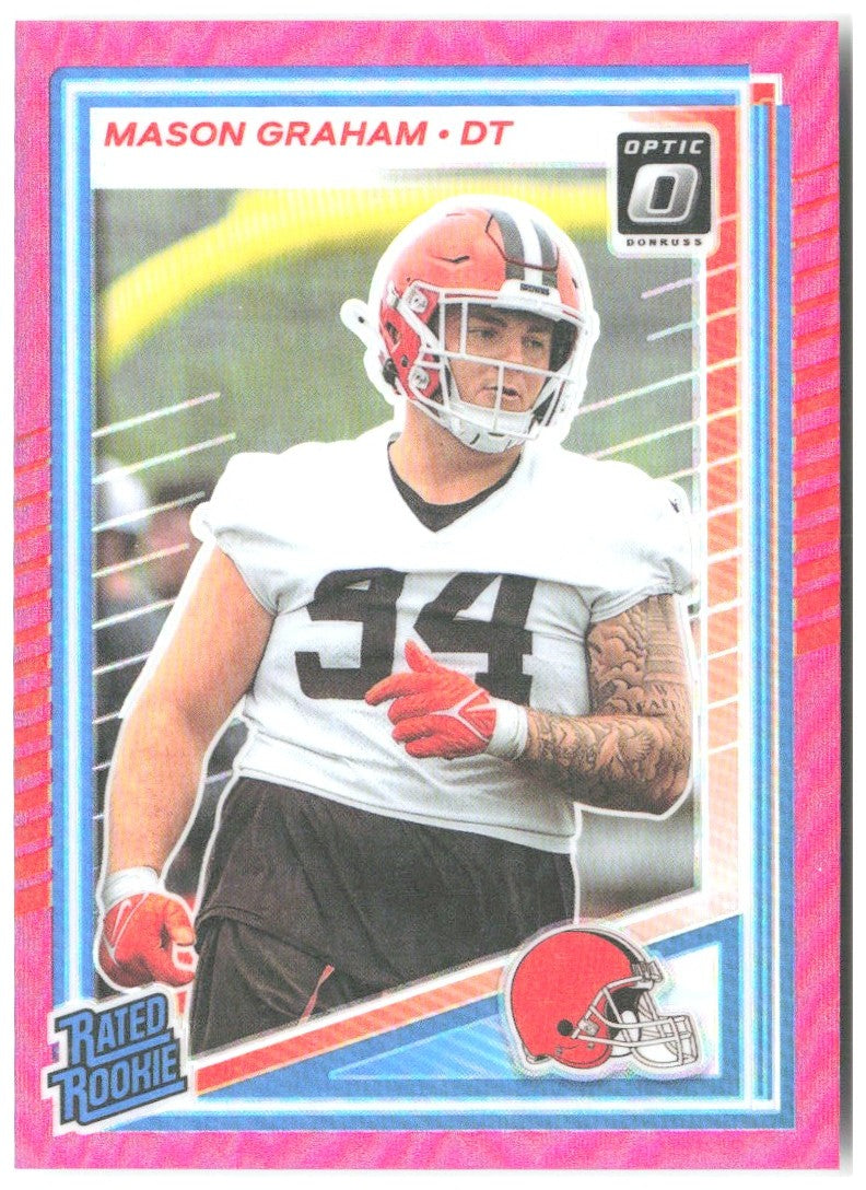 Mason Graham Donruss Optic - Pink 206 2025 Cleveland Browns