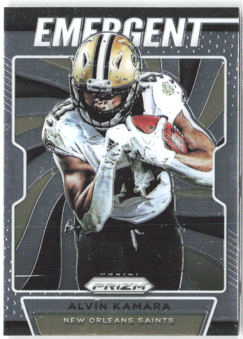 Alvin Kamara Panini Prizm - Emergent E-AK 2019 New Orleans Saints