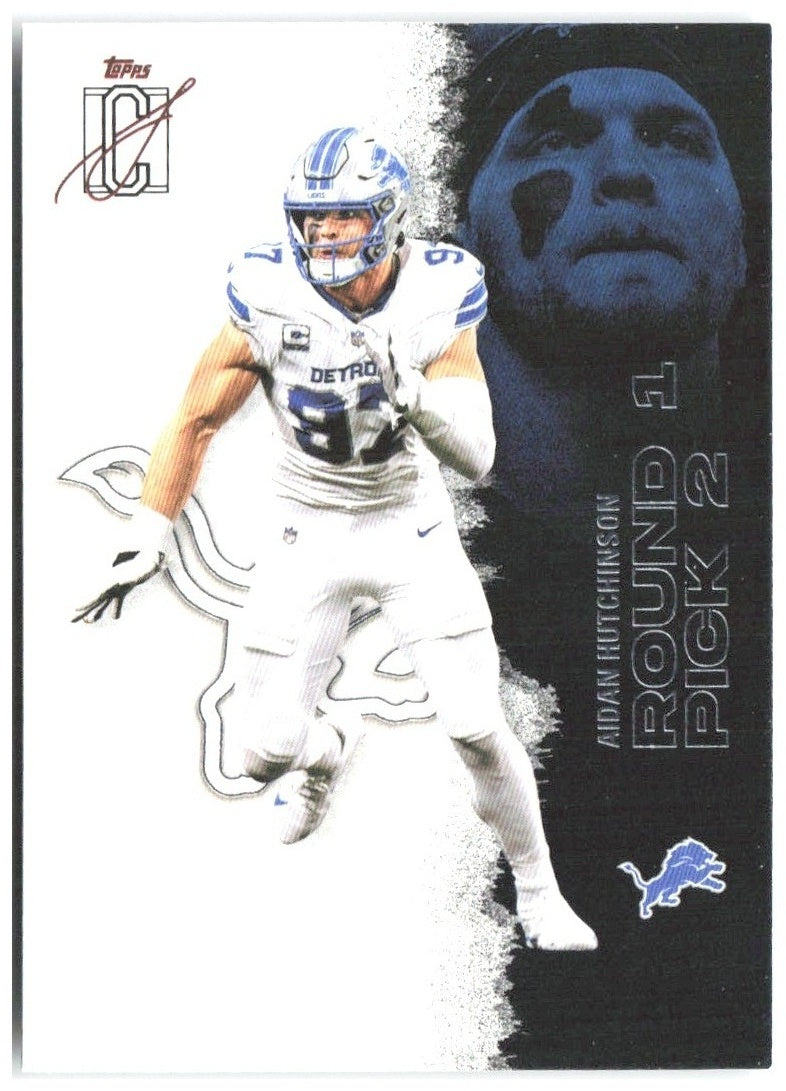 Aidan Hutchinson Topps Signature Class 74 2025 Detroit Lions