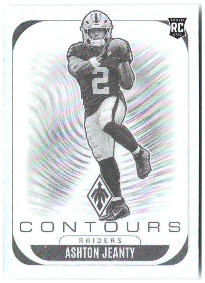 Ashton Jeanty Panini Phoenix - Contours 17 2025 Las Vegas Raiders