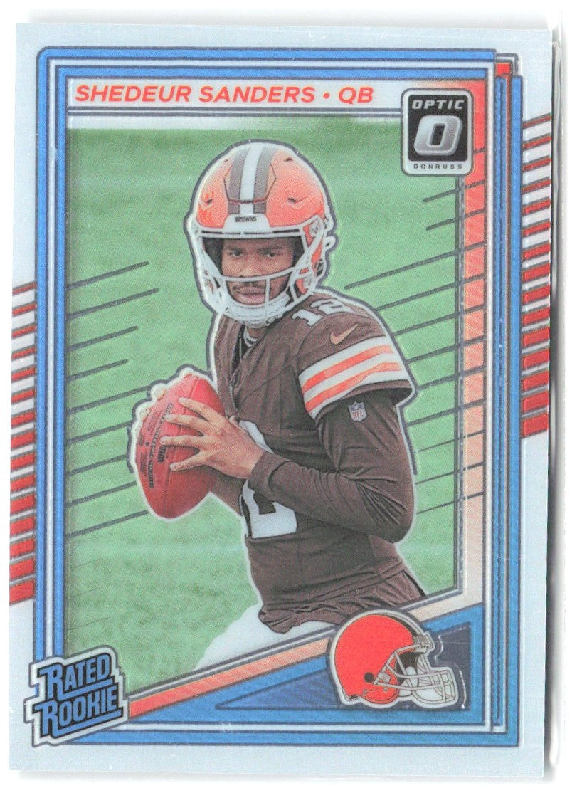 Shedeur Sanders Donruss Optic 203 2025 Cleveland Browns RC