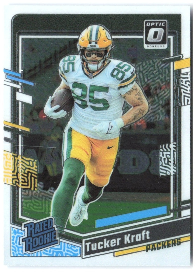 Tucker Kraft Donruss Optic 243 2023 Green Bay Packers RC