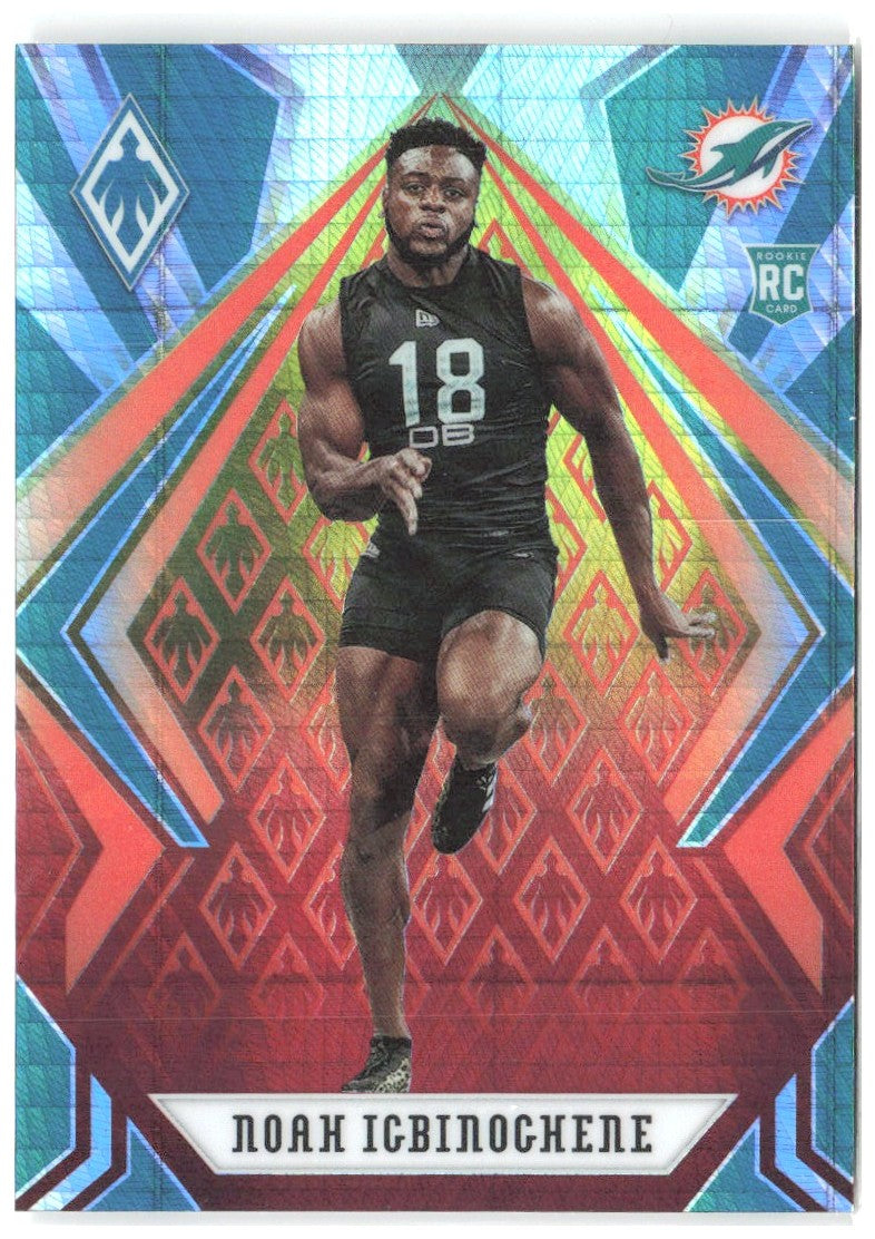 Noah Igbinoghene Panini Phoenix - Fire Burst 154 2020 Miami Dolphins