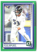 Kyle Van Noy Donruss - Press Proofs Green 96 2025 Baltimore Ravens