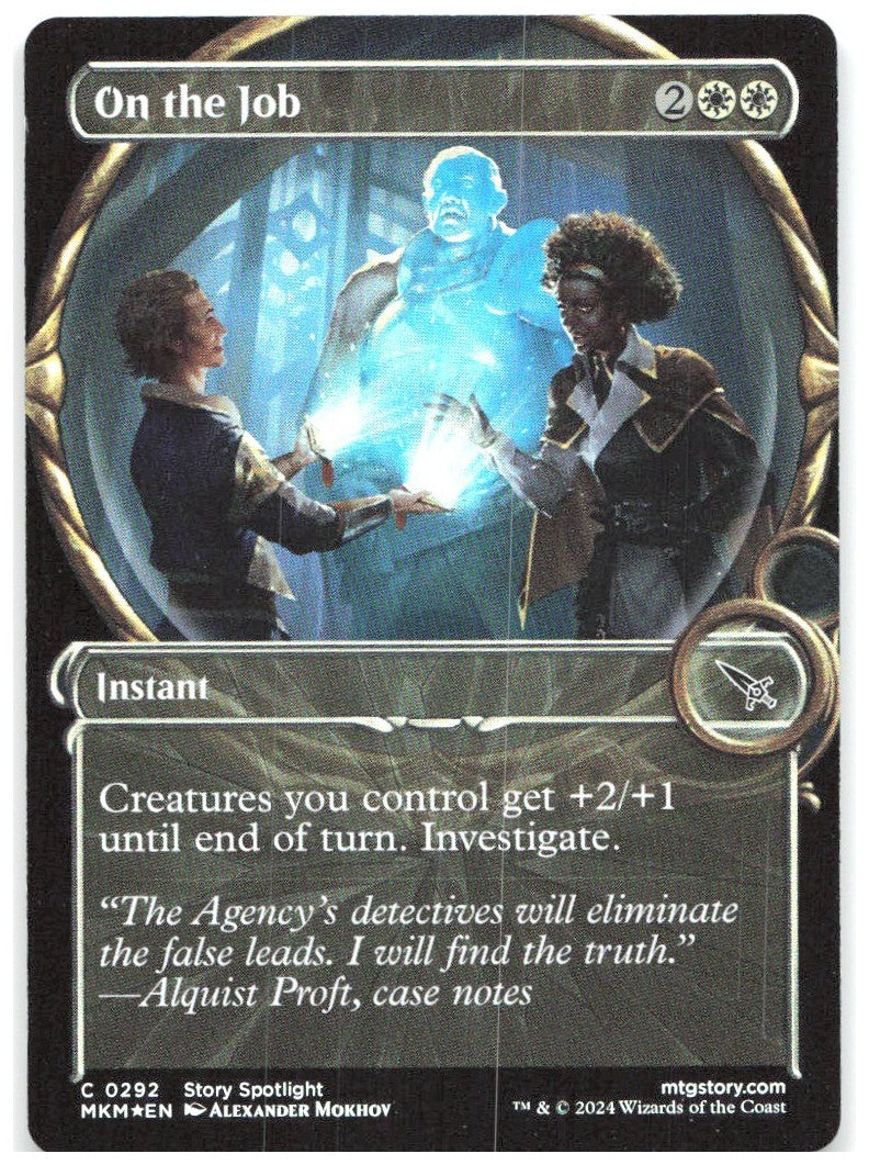 On the Job Showcase Foil C Murders at Karlov Manor 292 NM Alexander Mokhov