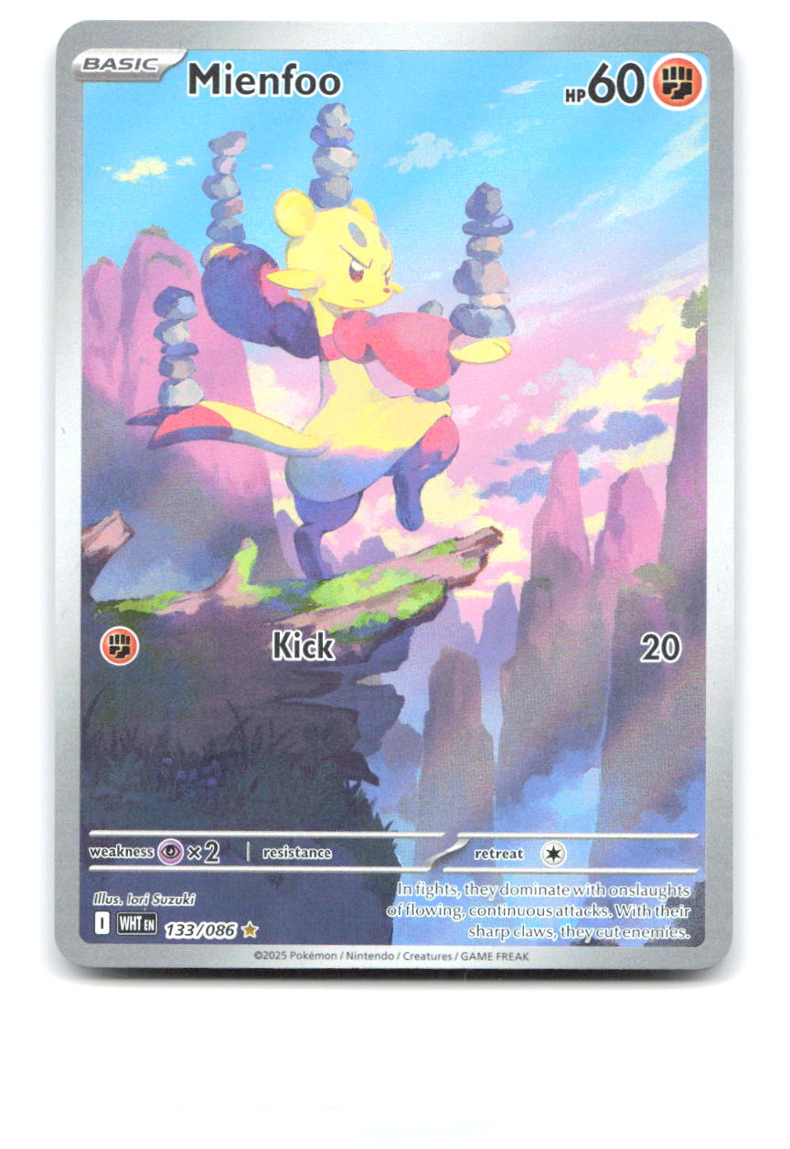 Mienfoo Holo Illustration Rare SV: White Flare 133/086 NM Iori Suzuki