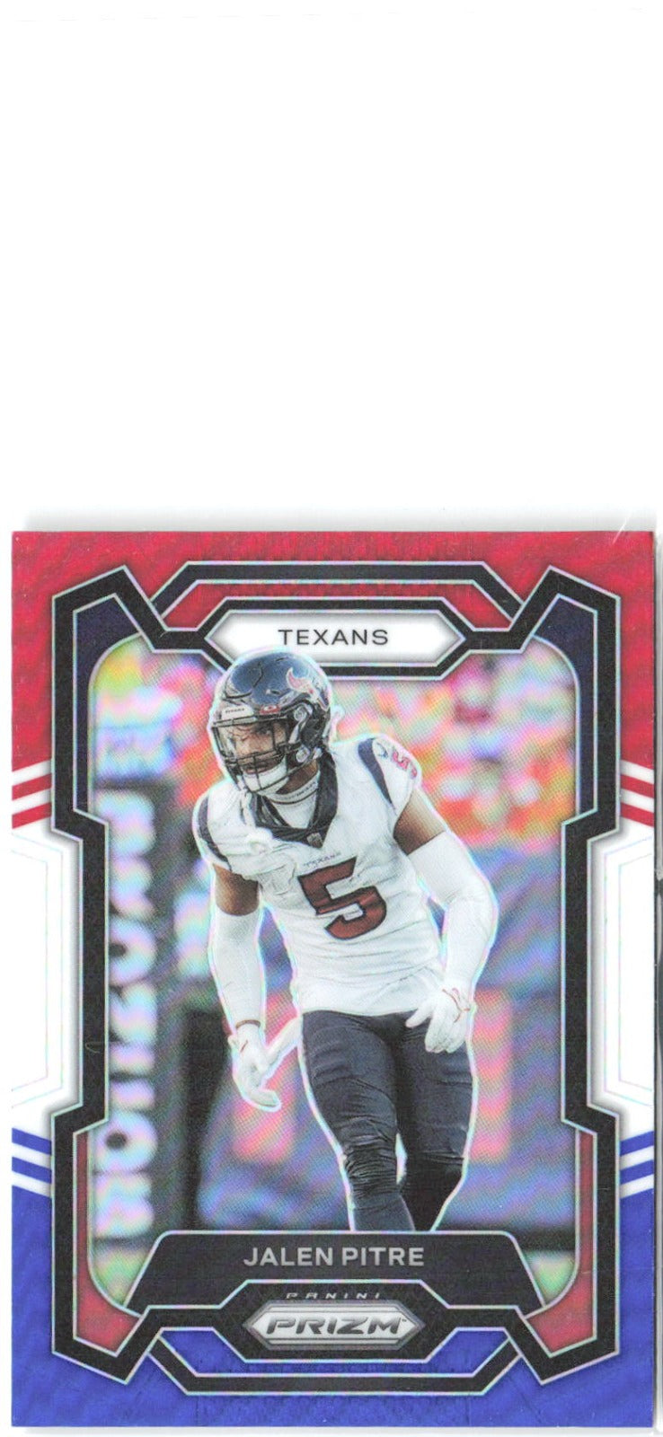 Jalen Pitre Panini Prizm - Red White and Blue 120 2023 Houston Texans