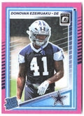 Donovan Ezeiruaku Donruss Optic - Pink 230 2025 Dallas Cowboys