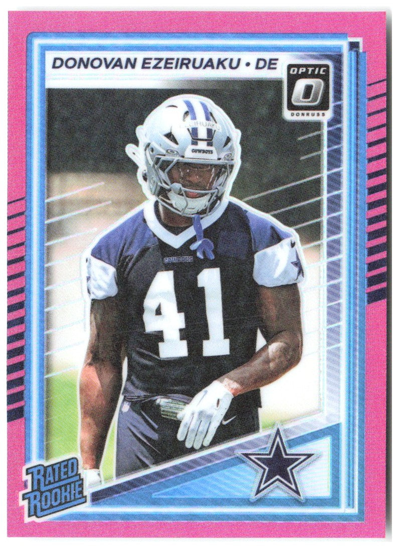 Donovan Ezeiruaku Donruss Optic - Pink 230 2025 Dallas Cowboys