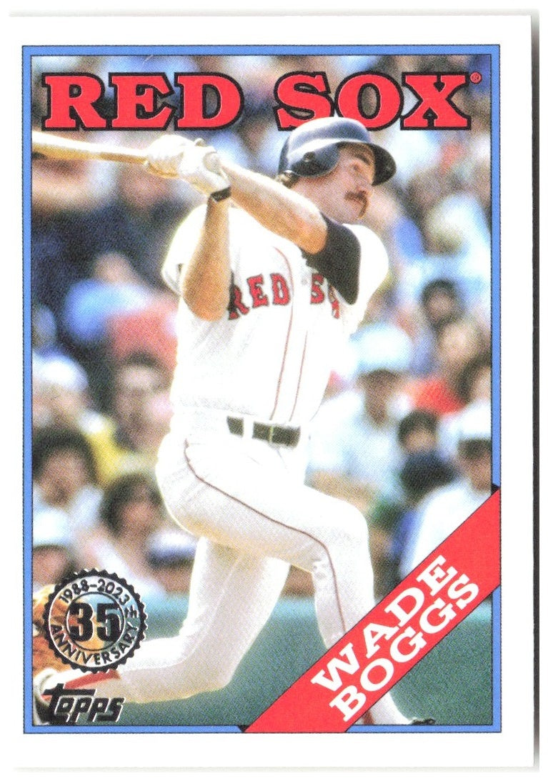 Wade Boggs Topps - 1988 Topps 35th Anniversary (Series One) T88-84 2023 Red Sox