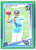 Cam Ward Donruss - Press Proofs Green 350 2025 Tennessee Titans