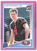 Kurtis Rourke Donruss Optic - Pink 243 2025 San Francisco 49ers