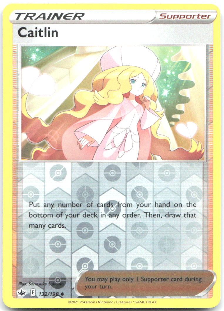 Caitlin Reverse Holo Uncommon SWSH06 Chilling Reign 132/198 NM Sanosuke Sakuma