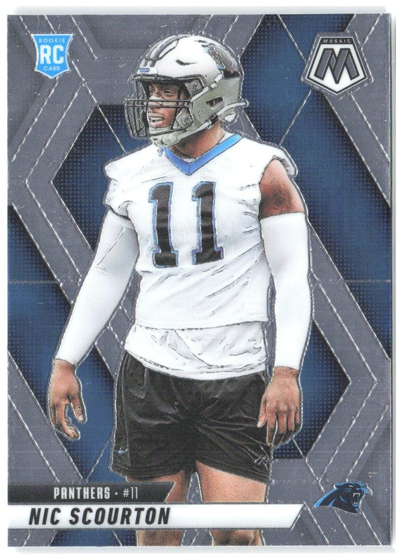 Nic Scourton Panini Mosaic 391 2025 Carolina Panthers RC