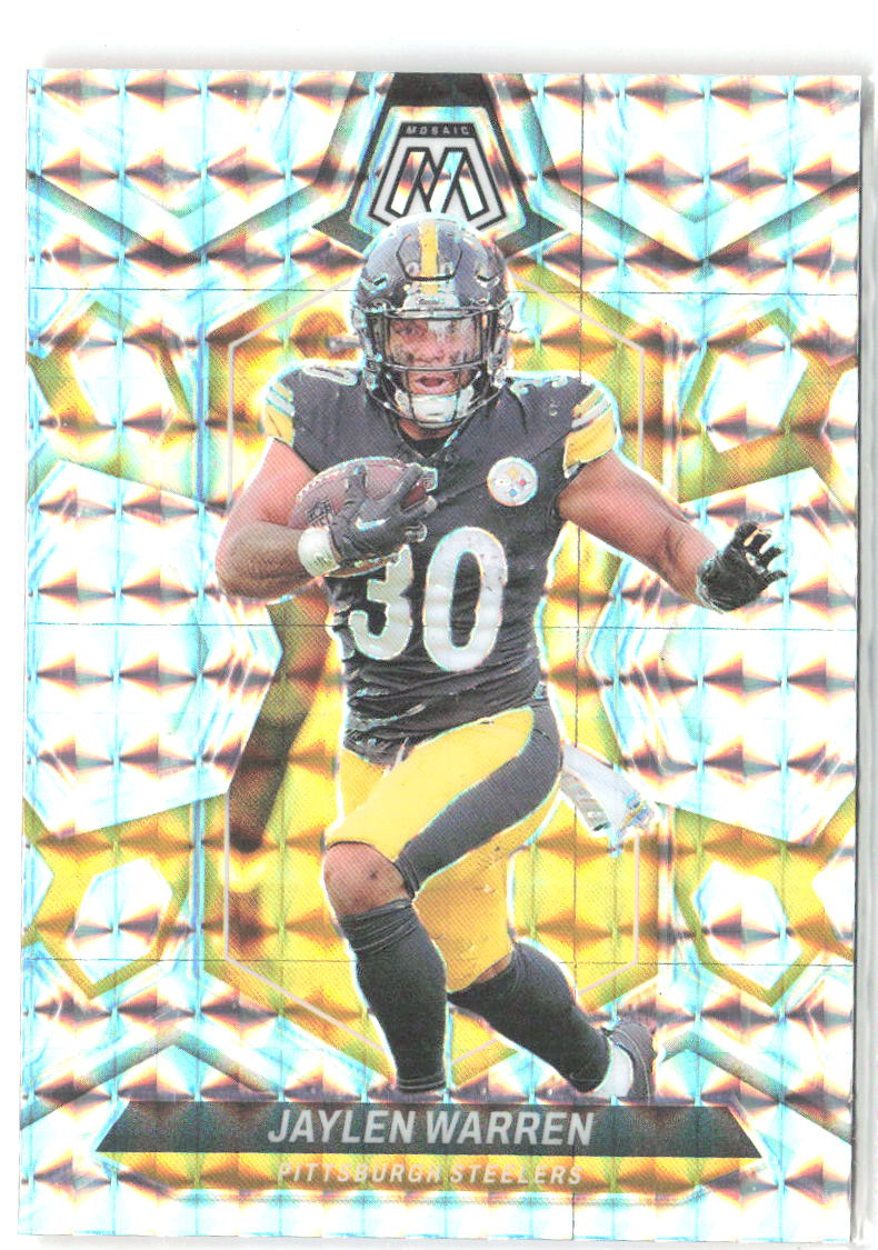 Jaylen Warren Panini Mosaic - Mosaic 185 2024 Pittsburgh Steelers