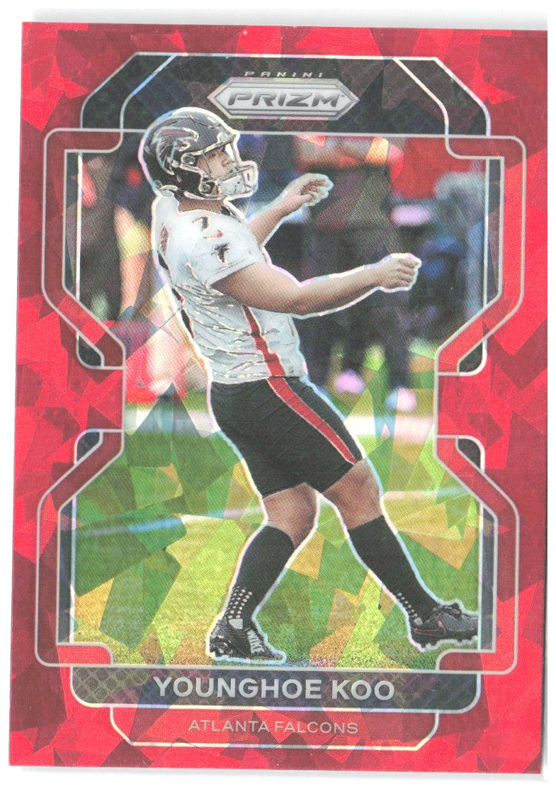 Younghoe Koo Panini Prizm - Red Ice 329 2021 Atlanta Falcons