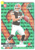 Dillon Gabriel Panini Mosaic - Mosaic Green 332 2025 Cleveland Browns