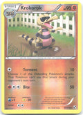 Krokorok Reverse Holo Uncommon Black and White 64/114 LP Kouki Saitou
