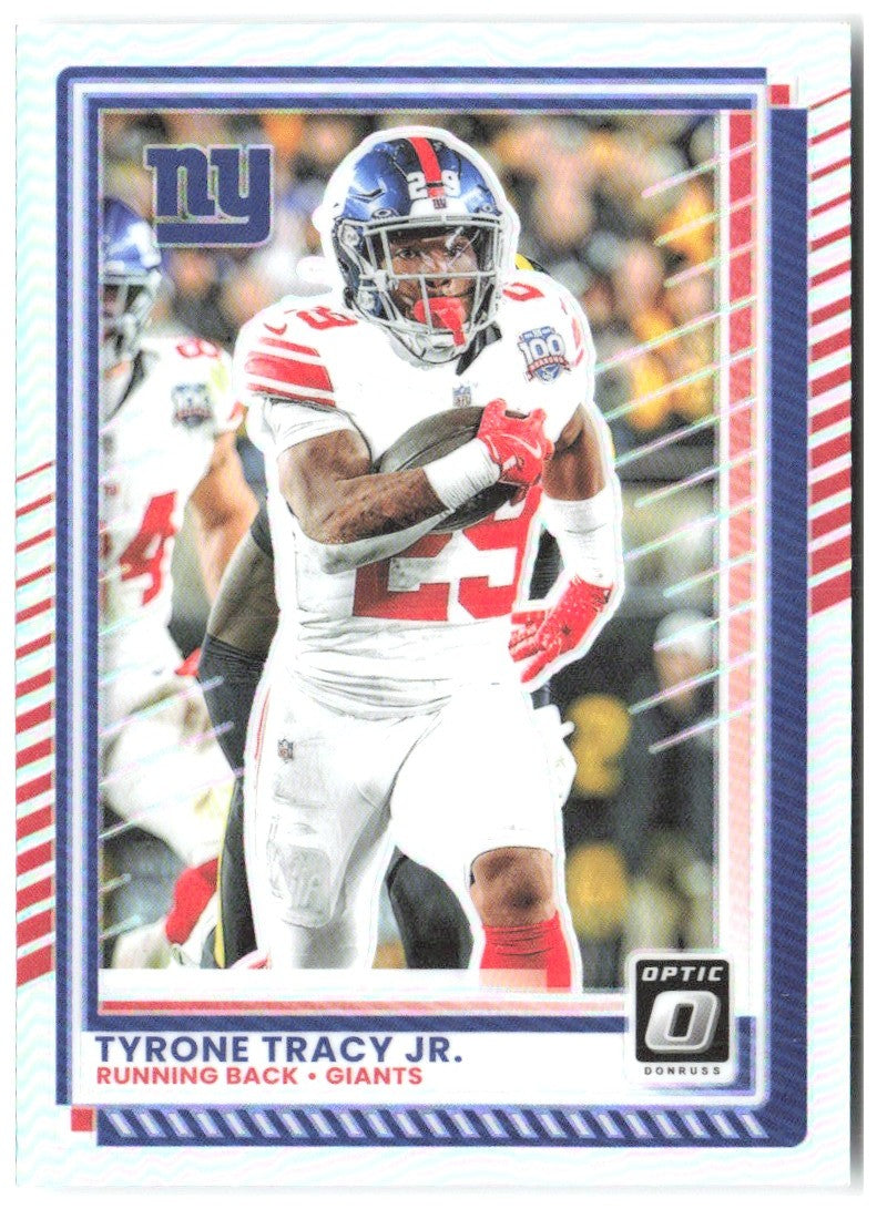 Tyrone Tracy Jr. Donruss Optic - Holo 6 2025 New York Giants