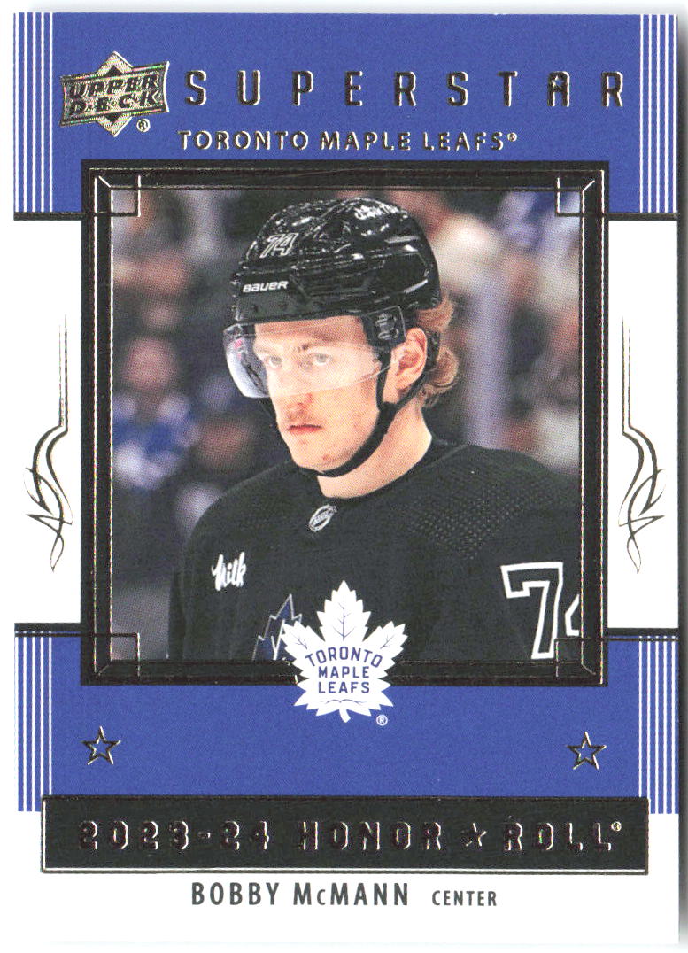 Bobby McMann Upper Deck - Honor Roll HR59 2023-24 Toronto Maple Leafs