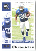Jonathan Taylor Panini Chronicles 42 2020 Indianapolis Colts RC