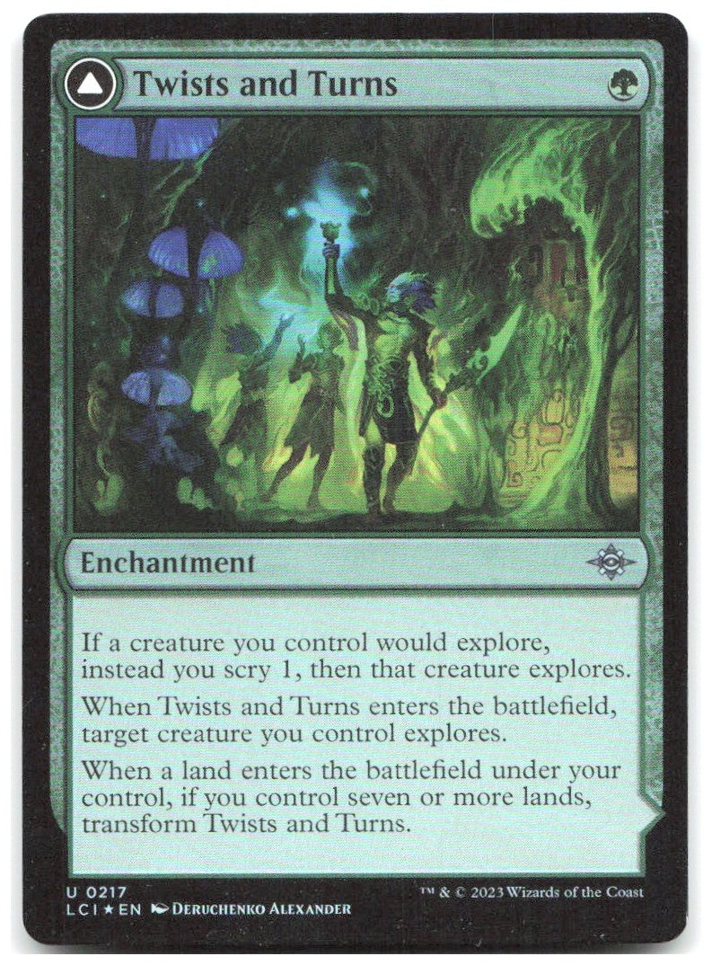 Twists and Turns Foil U The Lost Caverns of Ixalan 217 NM Deruchenko Alexander