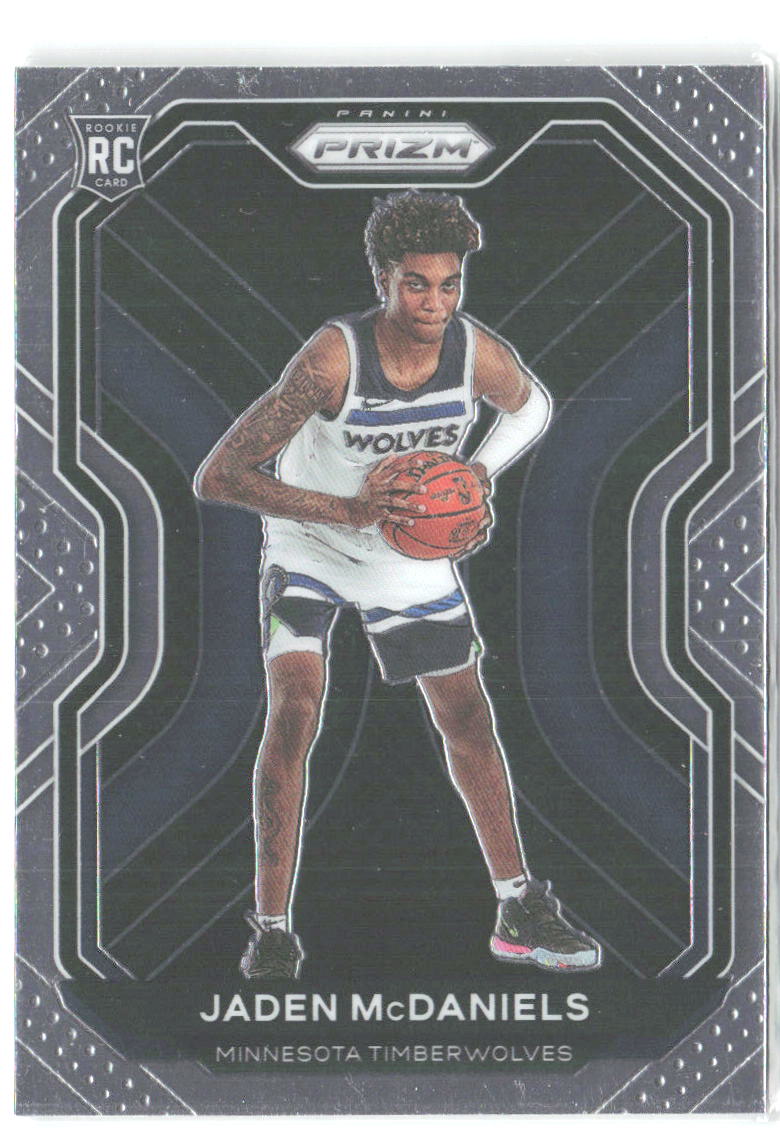 Jaden McDaniels Panini Prizm 277 2020-21 Minnesota Timberwolves RC