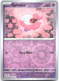 Spritzee Reverse Holo Common SV Prismatic Evolutions 038/131 NM ryoma uratsuka