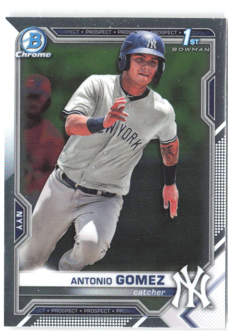 Antonio Gomez Bowman - Chrome Prospects BCP-82 2021 New York Yankees
