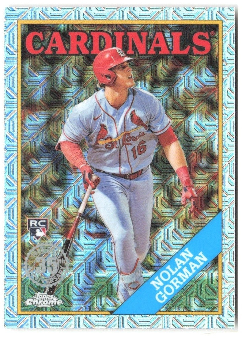 Nolan Gorman 1988 Topps 35th Chrome (Series One) T88C-90 2023 Cardinals