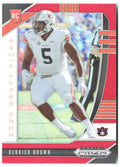 Derrick Brown Panini Prizm Draft Picks - Prizms Red 155 2020 Auburn Tigers