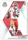 A.J. Terrell Panini Mosaic - Prizm Silver 248 2020 Atlanta Falcons