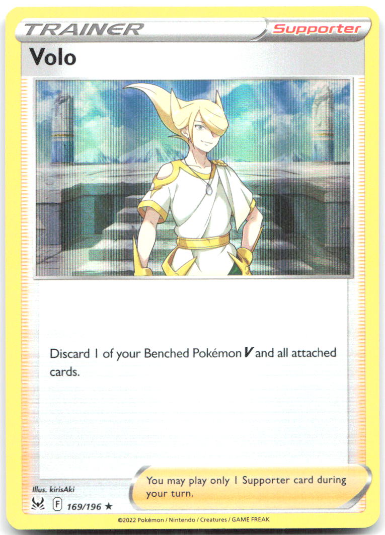 Volo Holo Rare SWSH11 Lost Origin 169/196 NM kirisAki