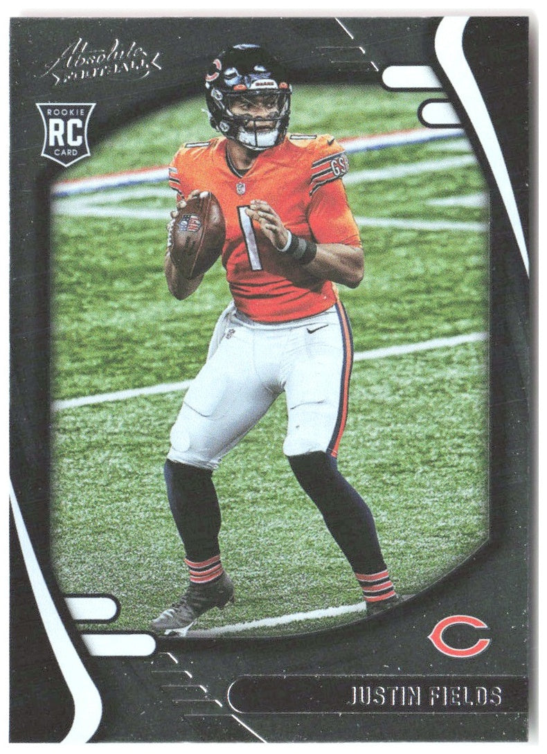 Justin Fields Panini Absolute - Retail 108 2021 Chicago Bears RC