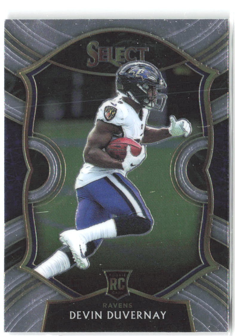 Devin Duvernay Panini Select 77 2020 Baltimore Ravens RC