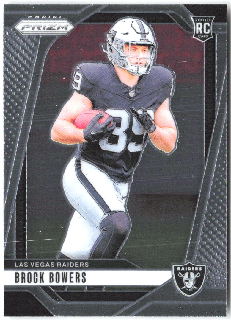 Brock Bowers Panini Prizm 315 2024 Las Vegas Raiders RC