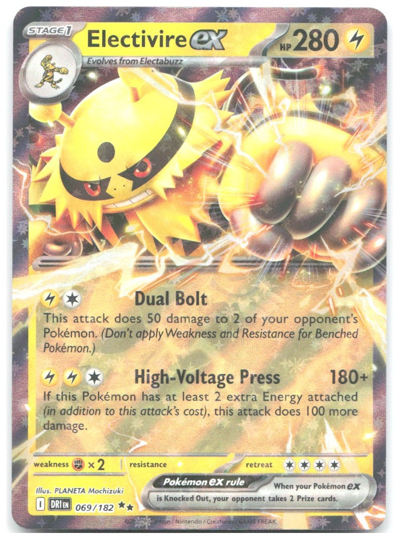 Electivire ex Holo Double Rare SV10 Destined Rivals 069/182 NM Narumi Sato
