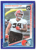 Mason Graham Donruss - Optic Rated Rookies Blue Scope 340 2025 Cleveland Browns