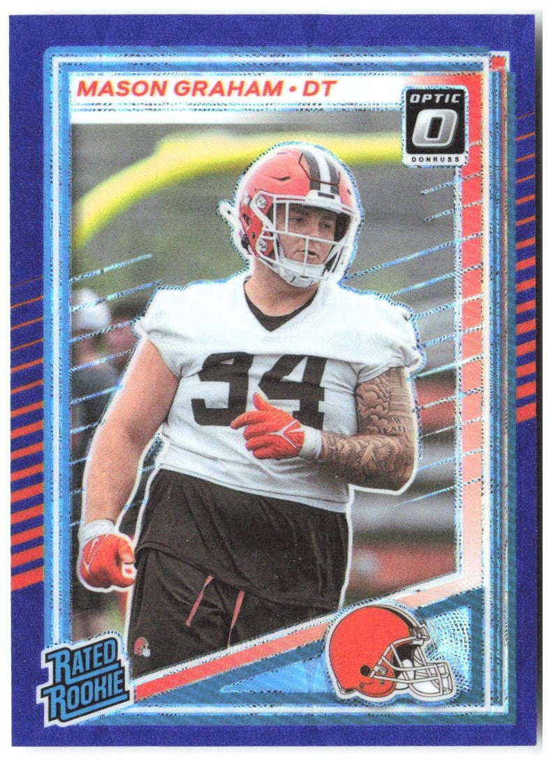 Mason Graham Donruss - Optic Rated Rookies Blue Scope 340 2025 Cleveland Browns