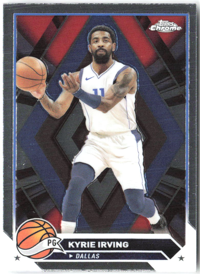 Kyrie Irving Topps Chrome 3 2023-24 Dallas Mavericks