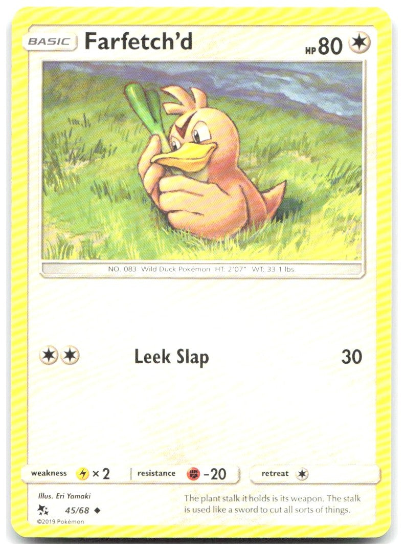 Farfetch'd Uncommon Hidden Fates 45/68 NM Eri Yamaki
