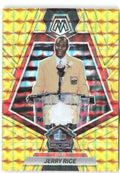 Jerry Rice Panini Mosaic - Reactive Yellow Mosaic 271 2023 San Francisco 49ers
