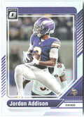 Jordan Addison Donruss Optic - Holo 129 2024 Minnesota Vikings