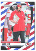 Andy Reid Panini Prizm - Red White and Blue 145 2024 Kansas City Chiefs