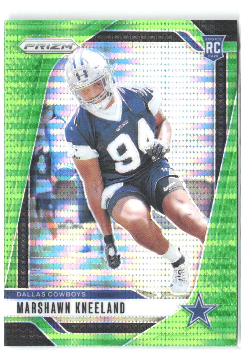Marshawn Kneeland Panini Prizm - Neon Green Pulsar 373 2024 Dallas Cowboys