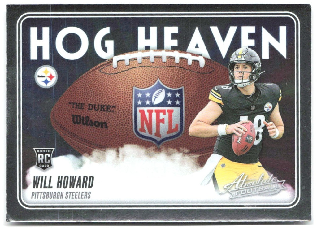 Will Howard Panini Absolute - Hog Heaven HH-WHD 2025 Pittsburgh Steelers
